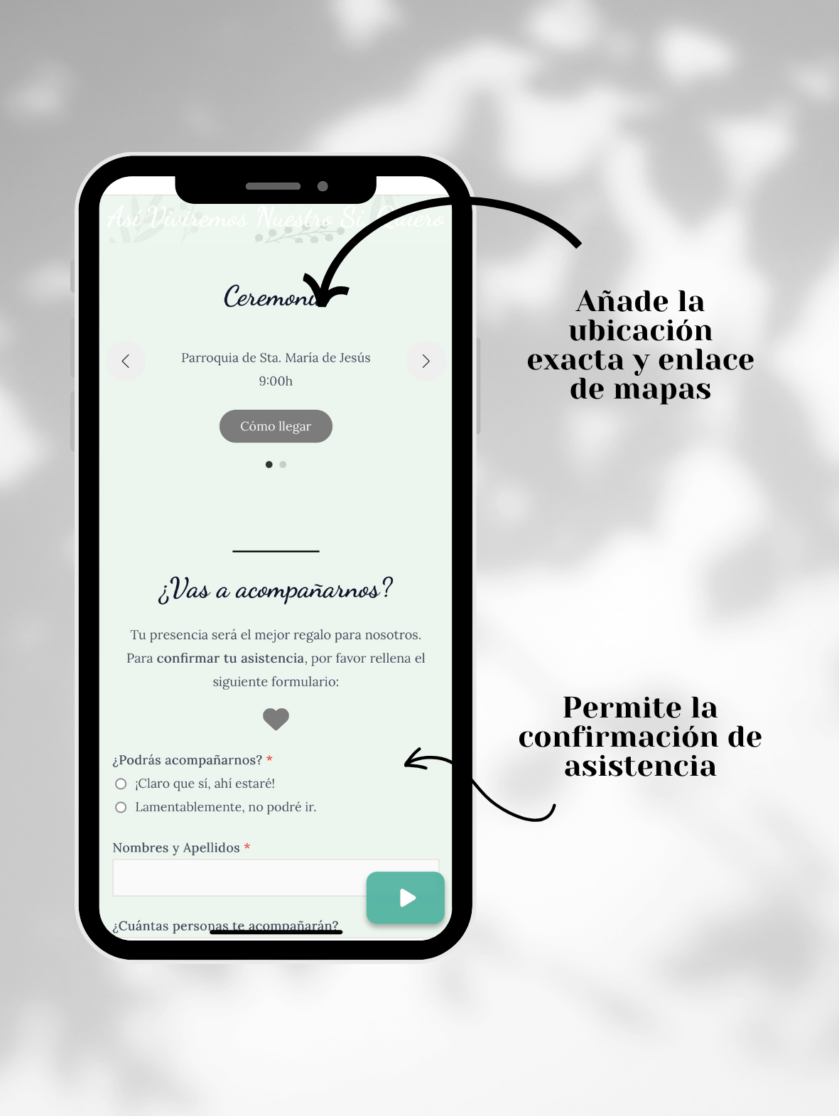 Invitación digital Bodas