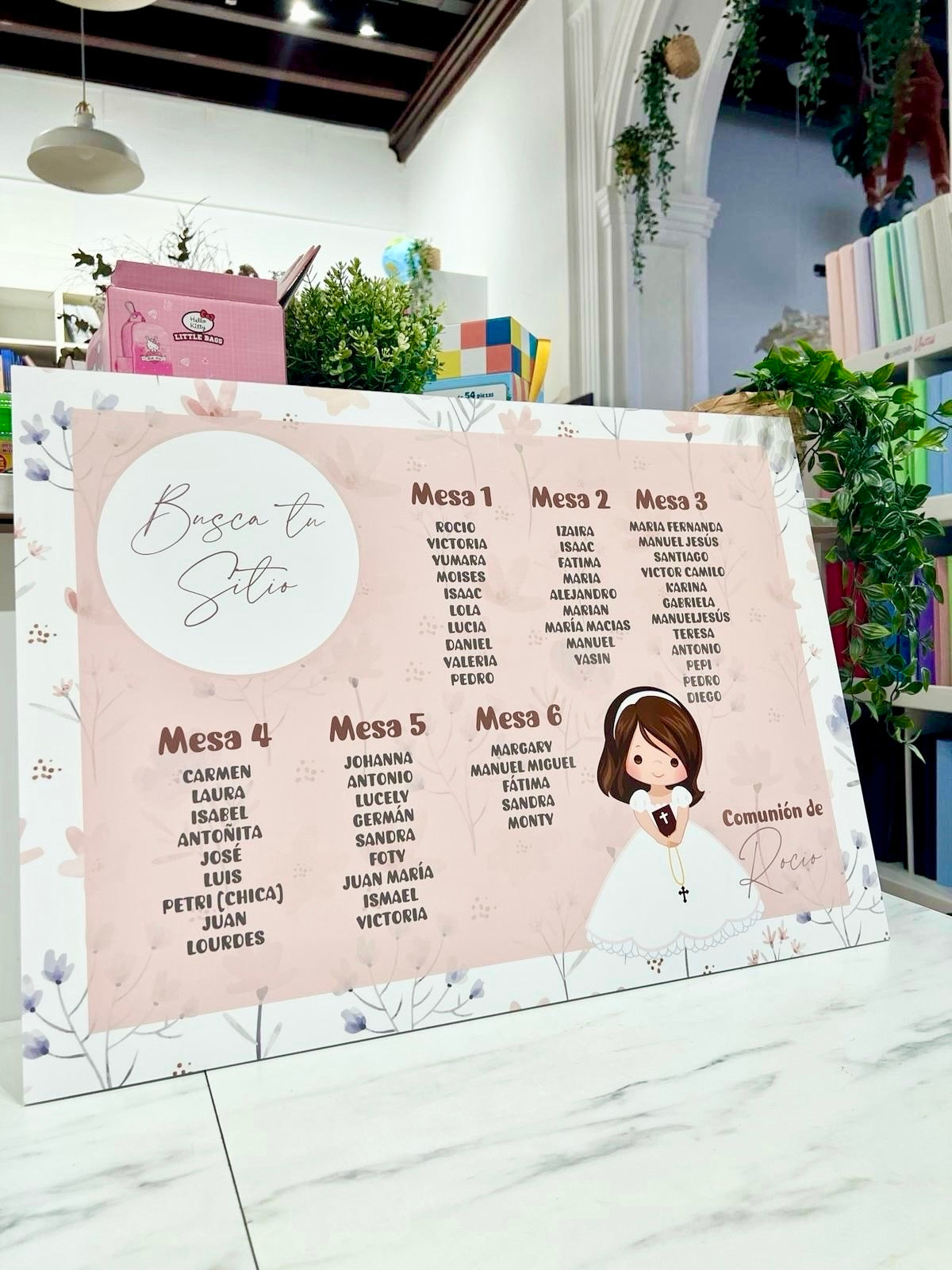 Seating plan especial comuniones