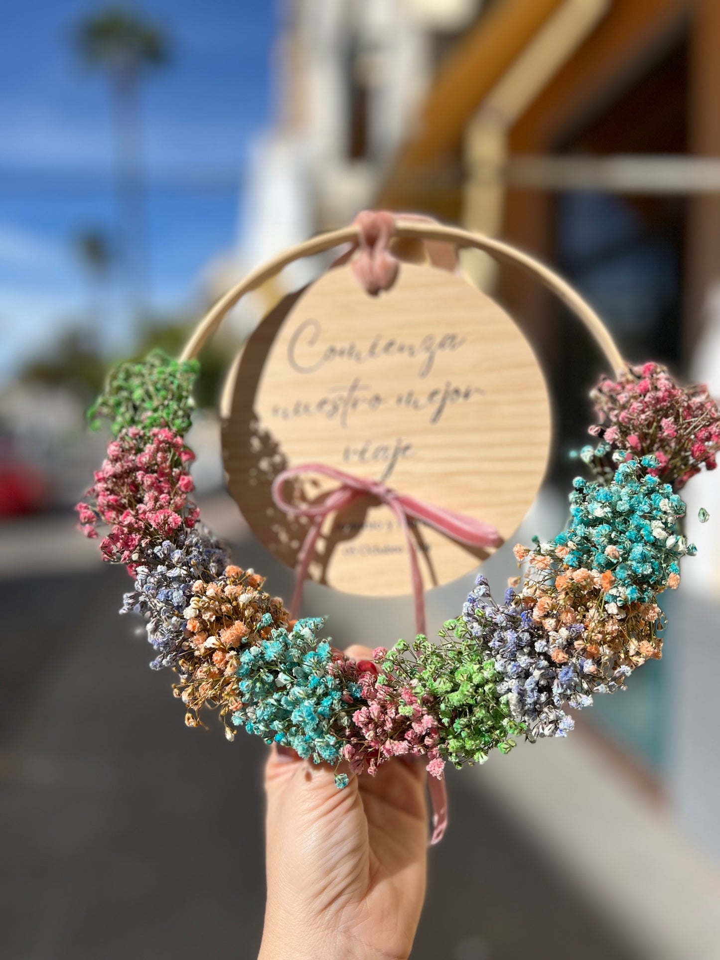 Porta alianzas paniculata de colores