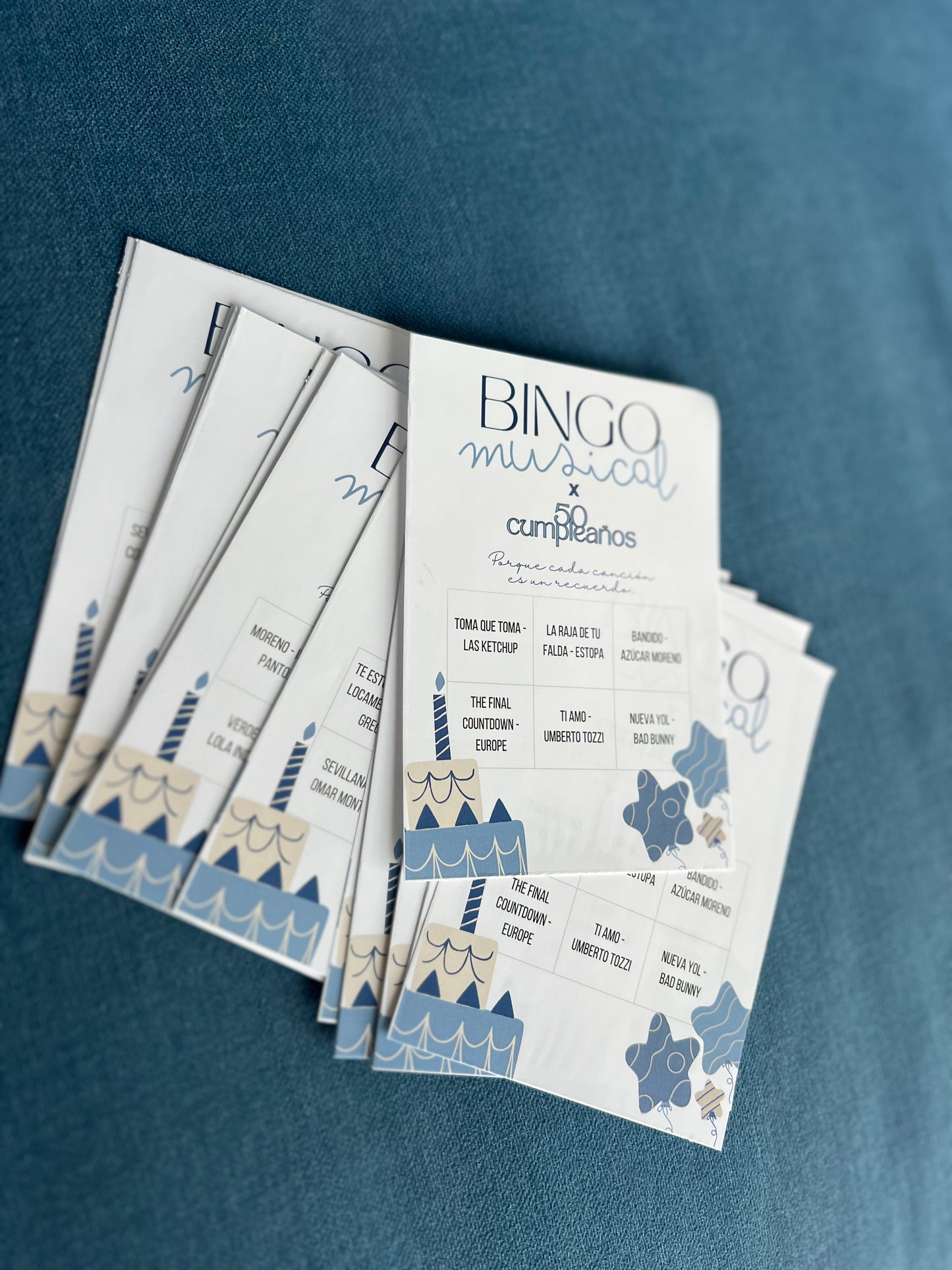Bingo musical para cumpleaños