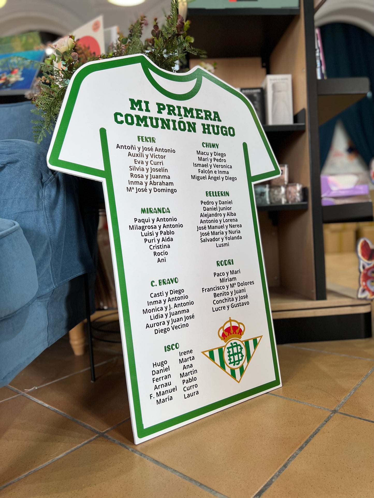 Seating plan silueta camiseta