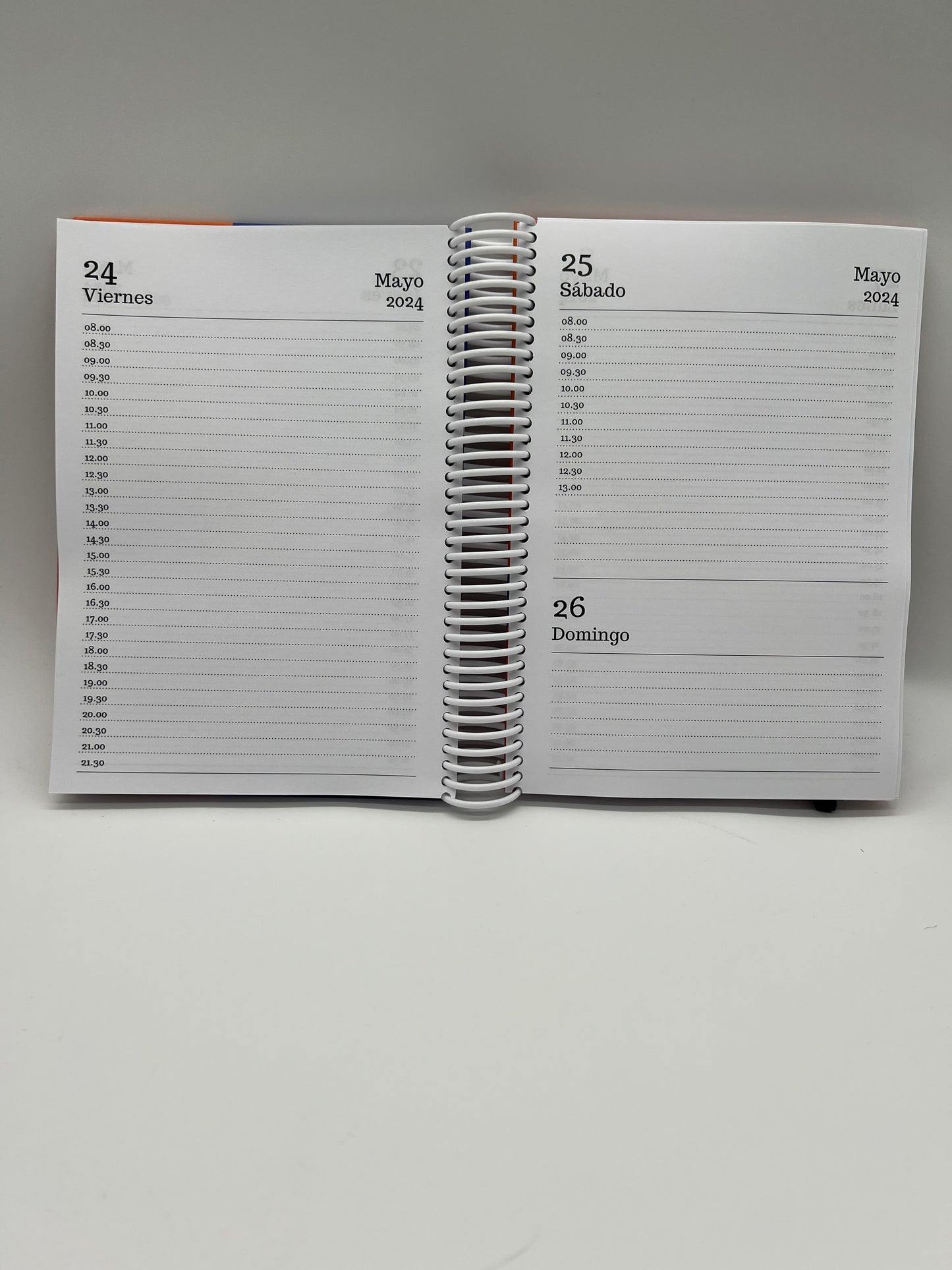 Agenda tamaño A5 día/pagina