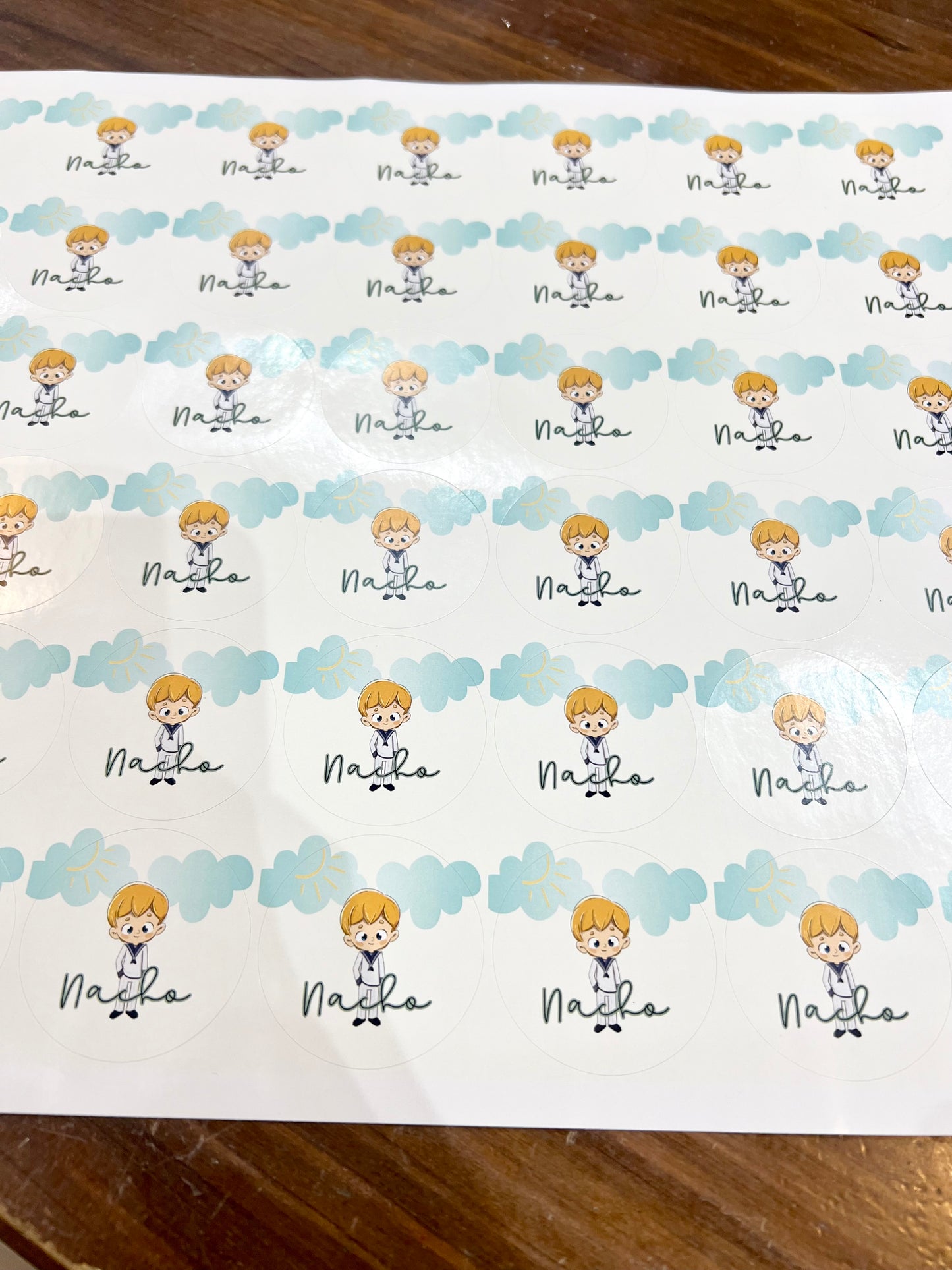 Pegatinas redondas 5cm