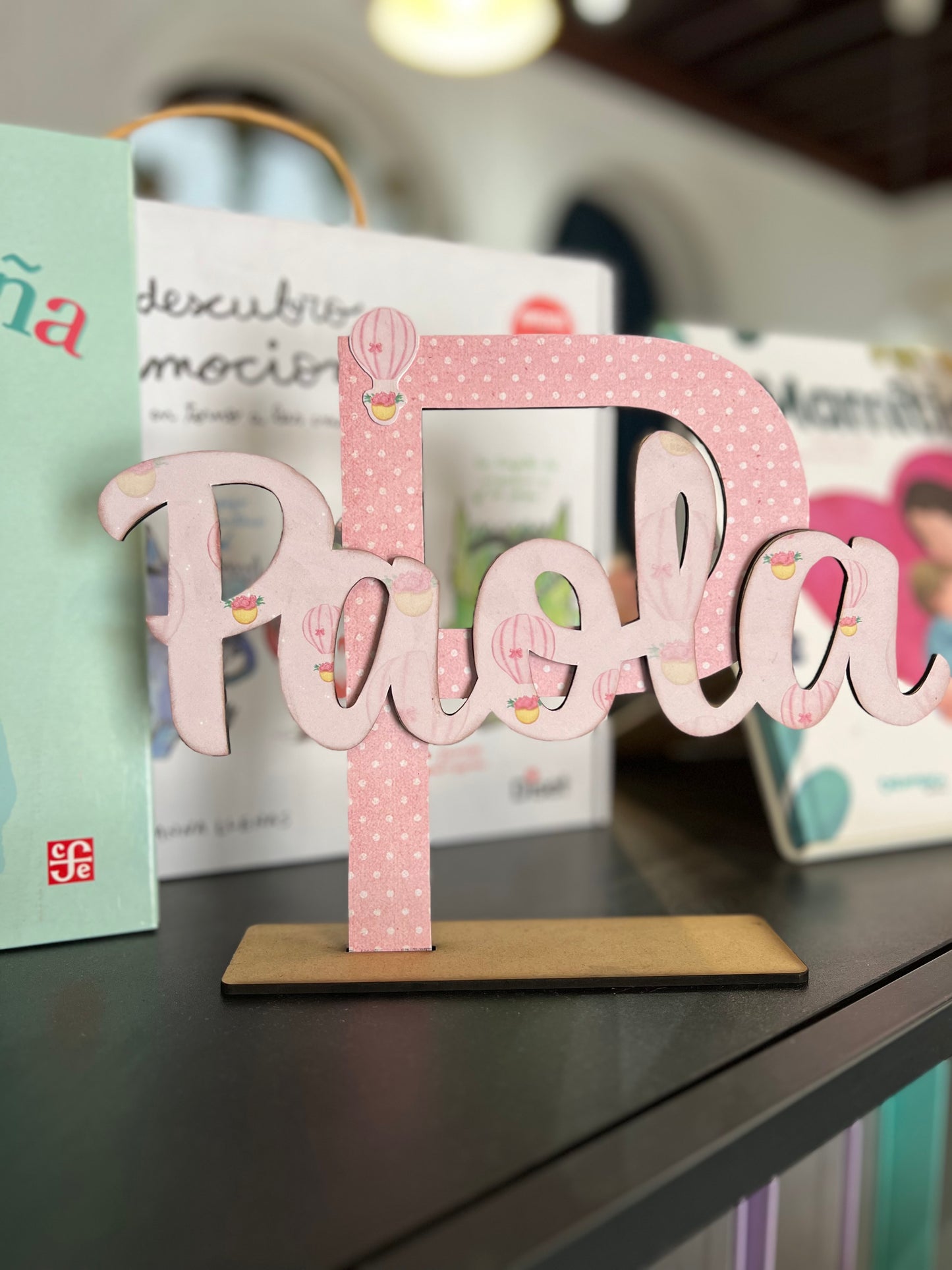 Nombre de sobremesa con inicial