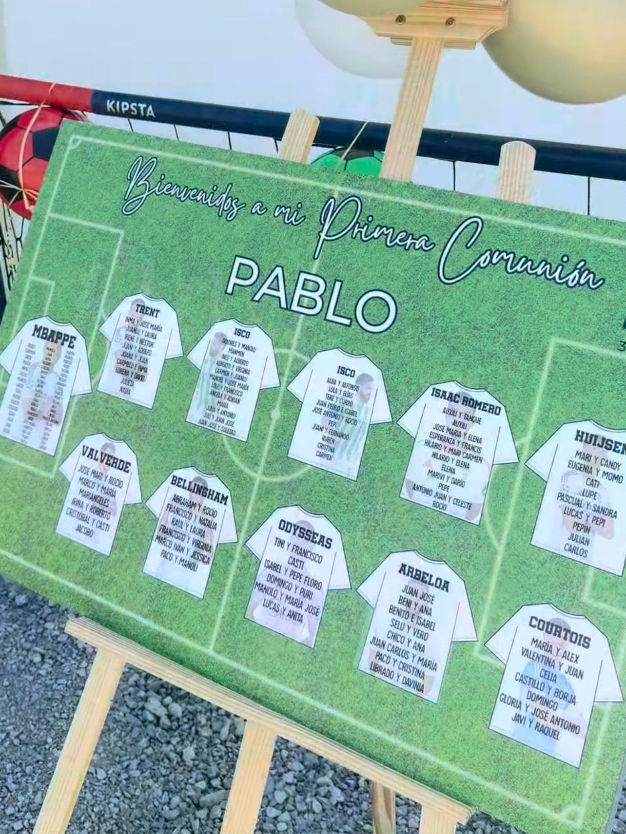 Seating plan comuniones campo de fútbol