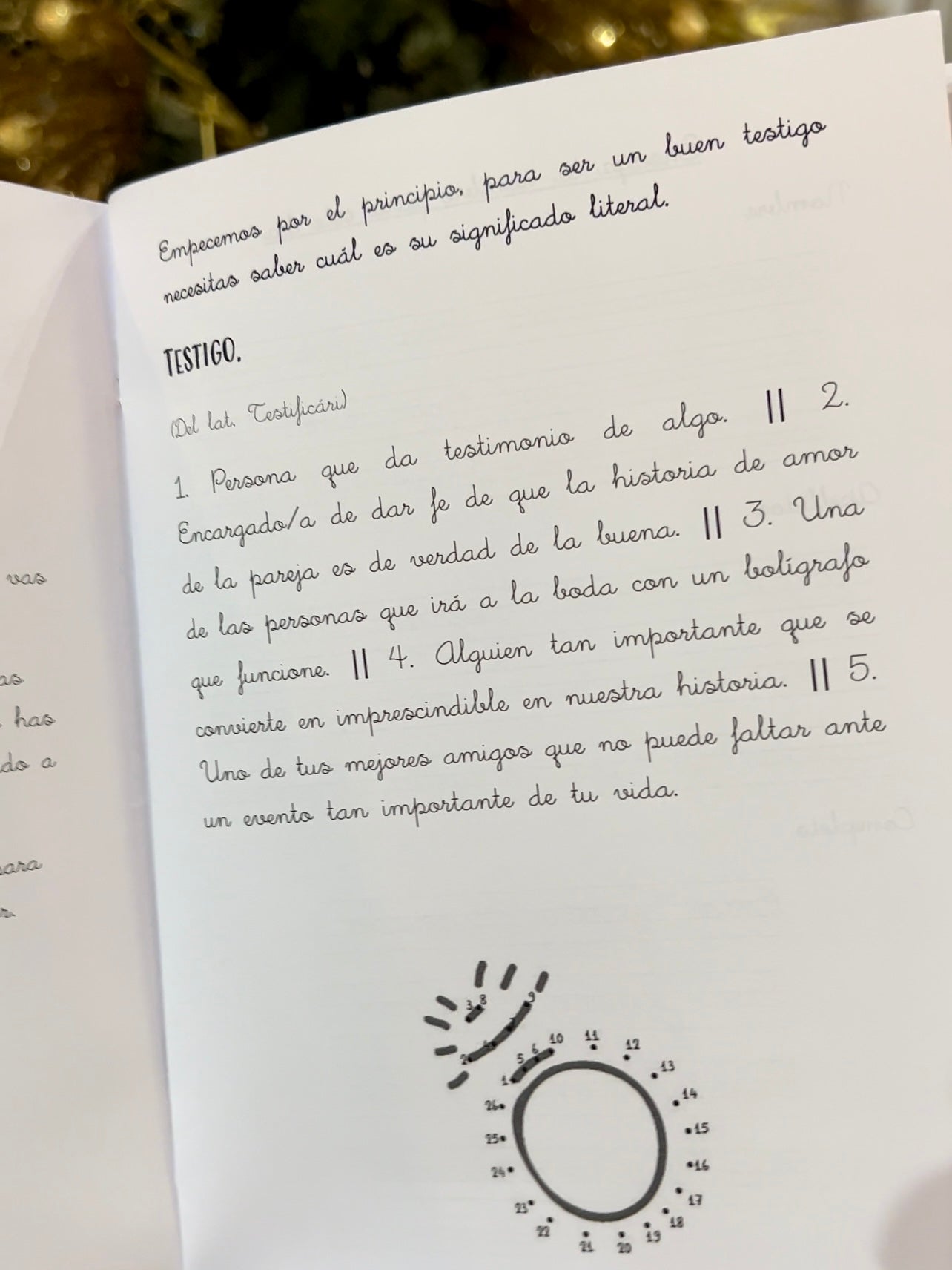 Cuaderno rubio para testigos