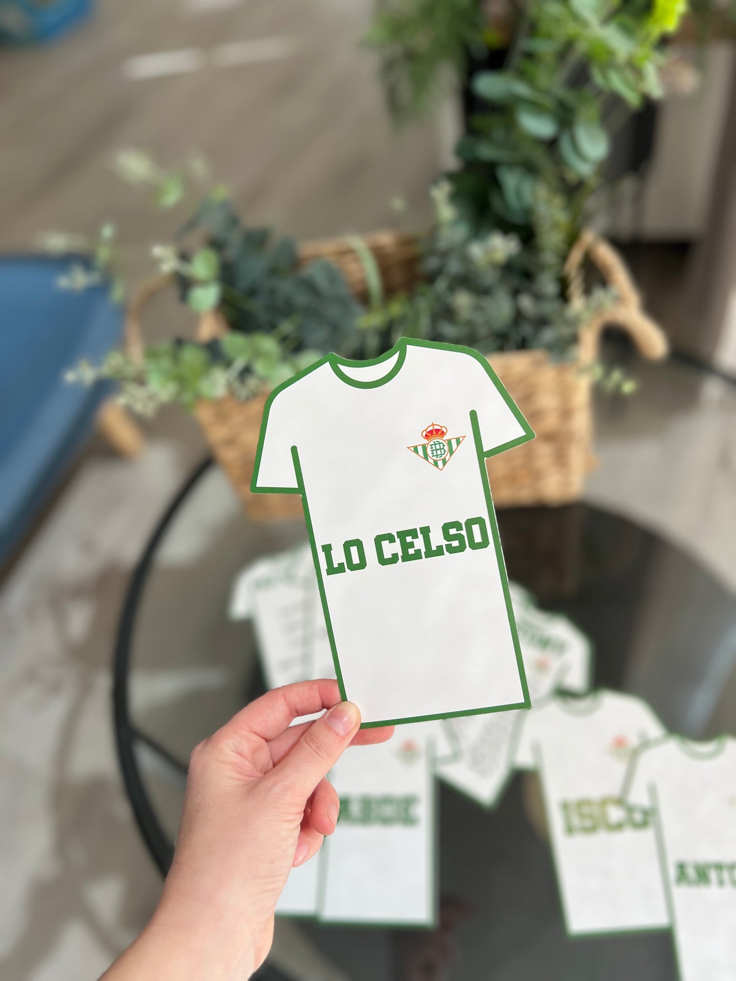 Sitting plan en formato camiseta
