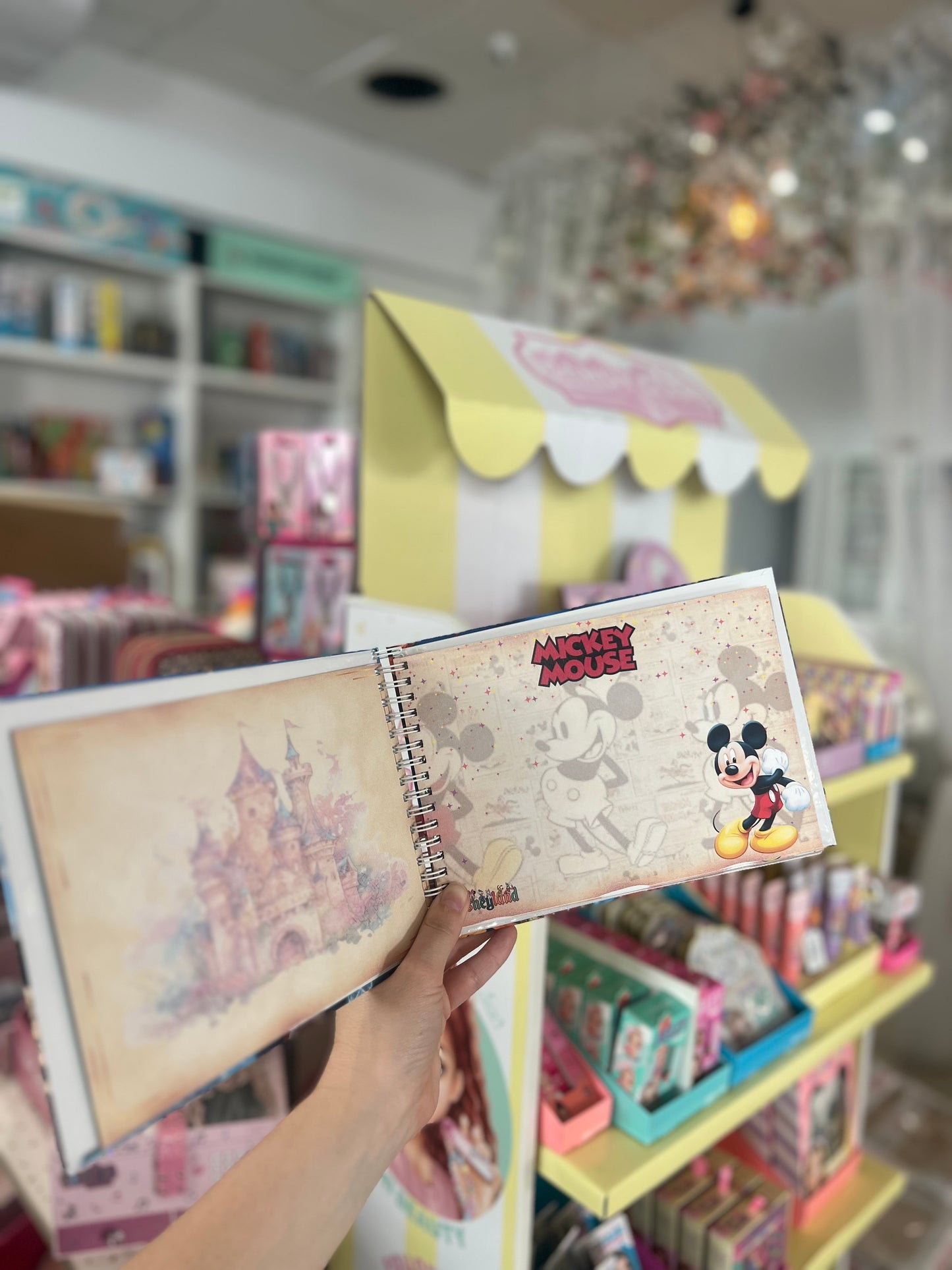 Libro de autógrafos para Disneyland