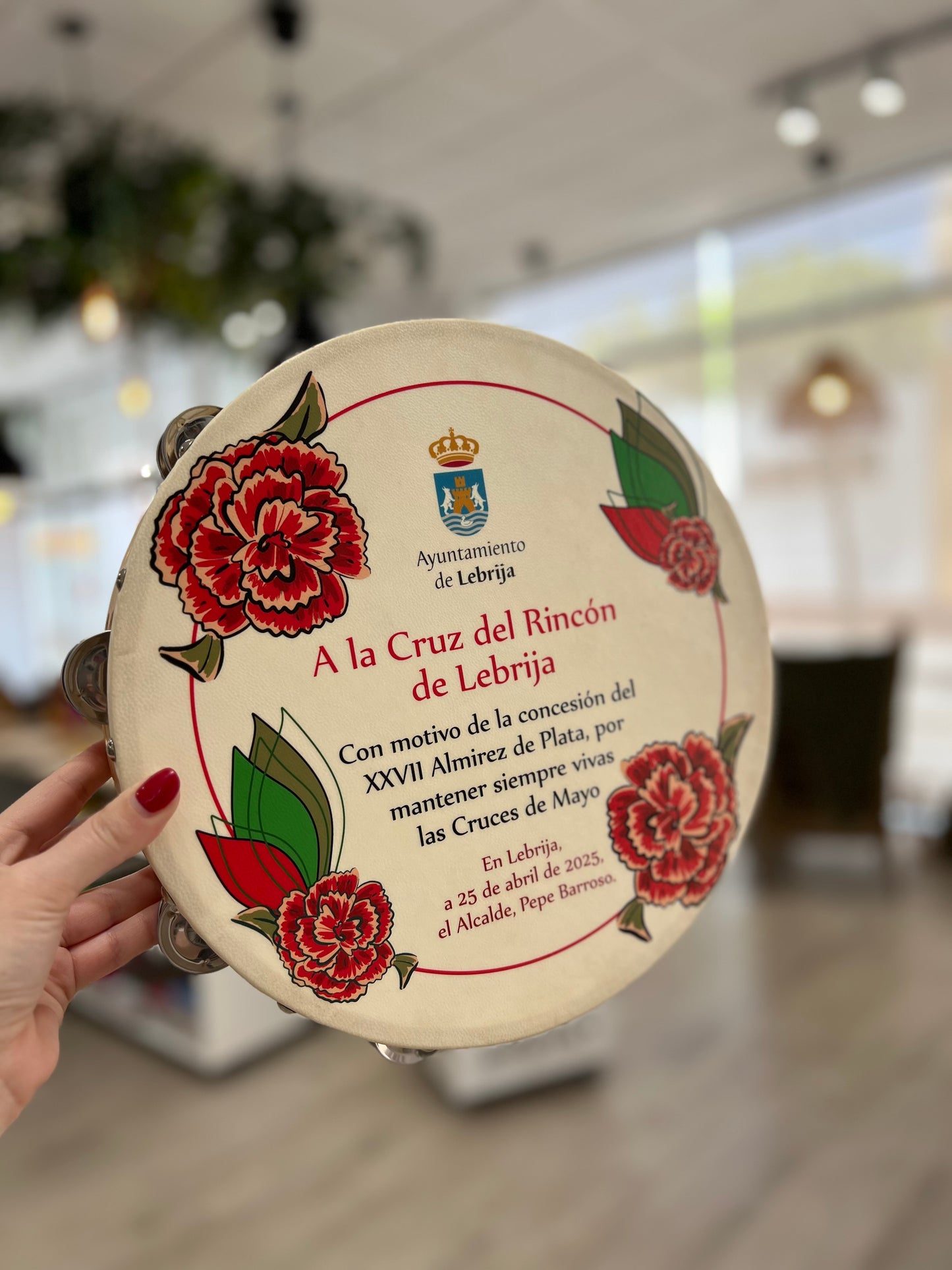 Meseros de pandereta personalizados