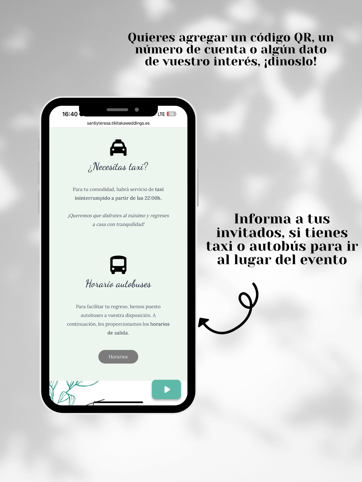 Invitación digital Bodas