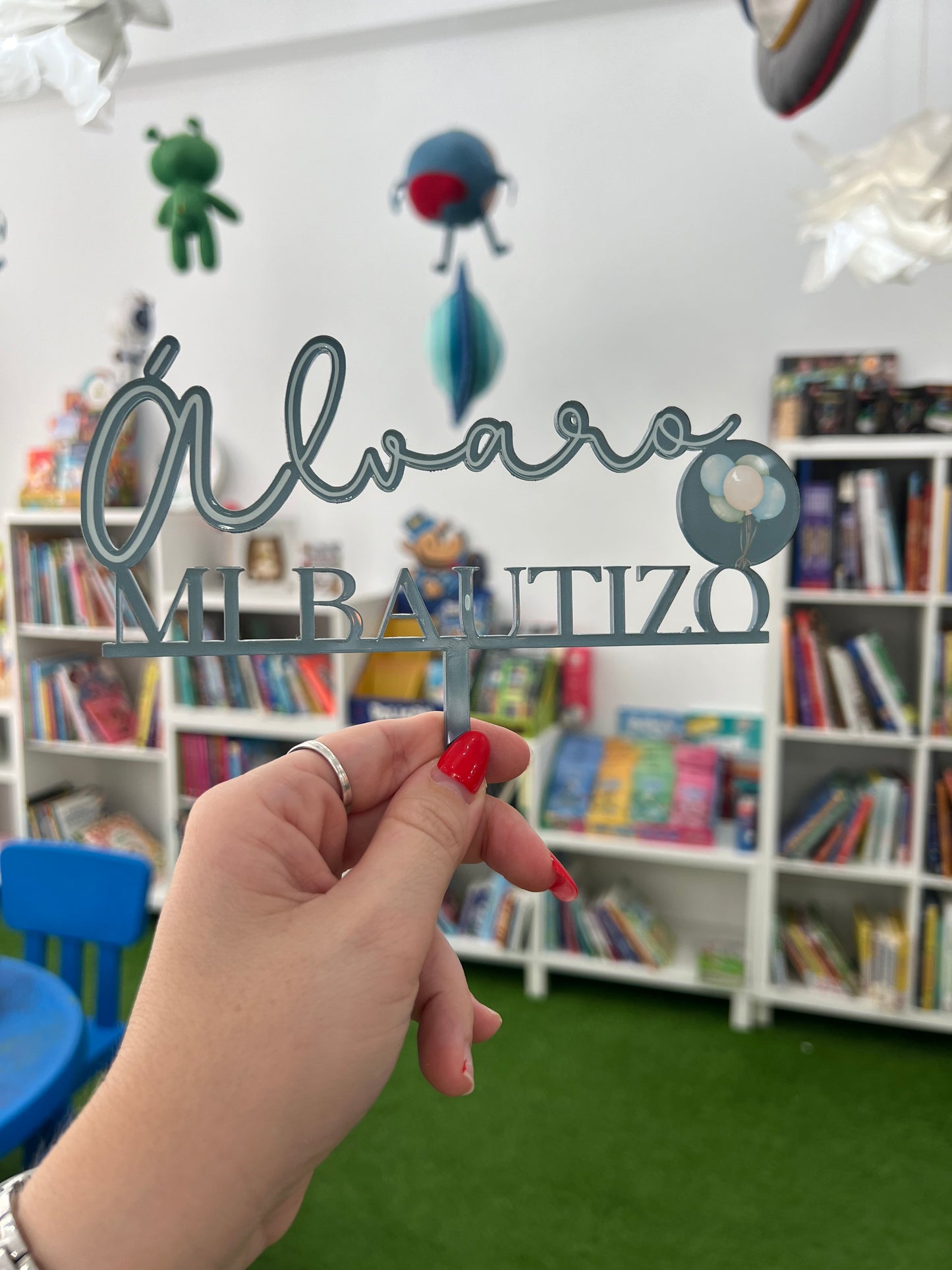 Topper para tartas de bautizo