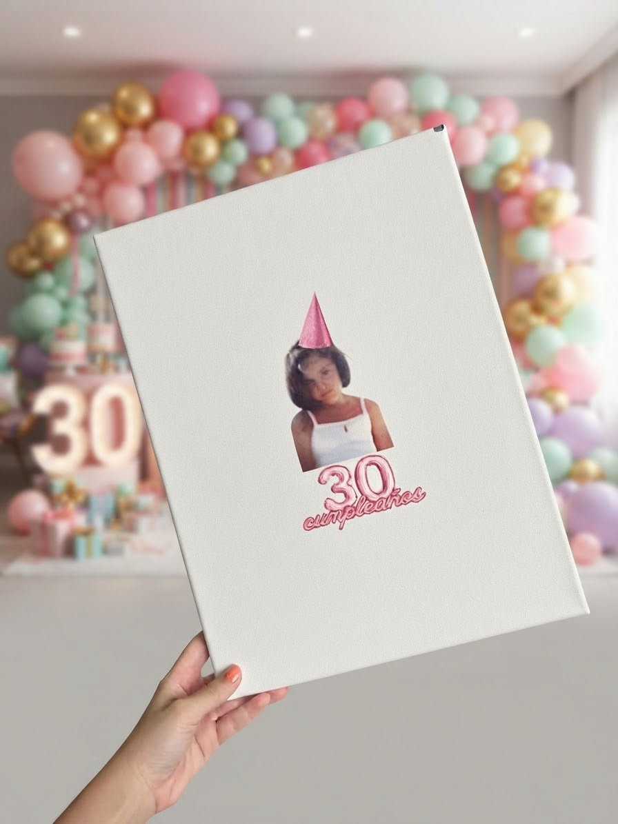 Lienzo personalizado para firmas