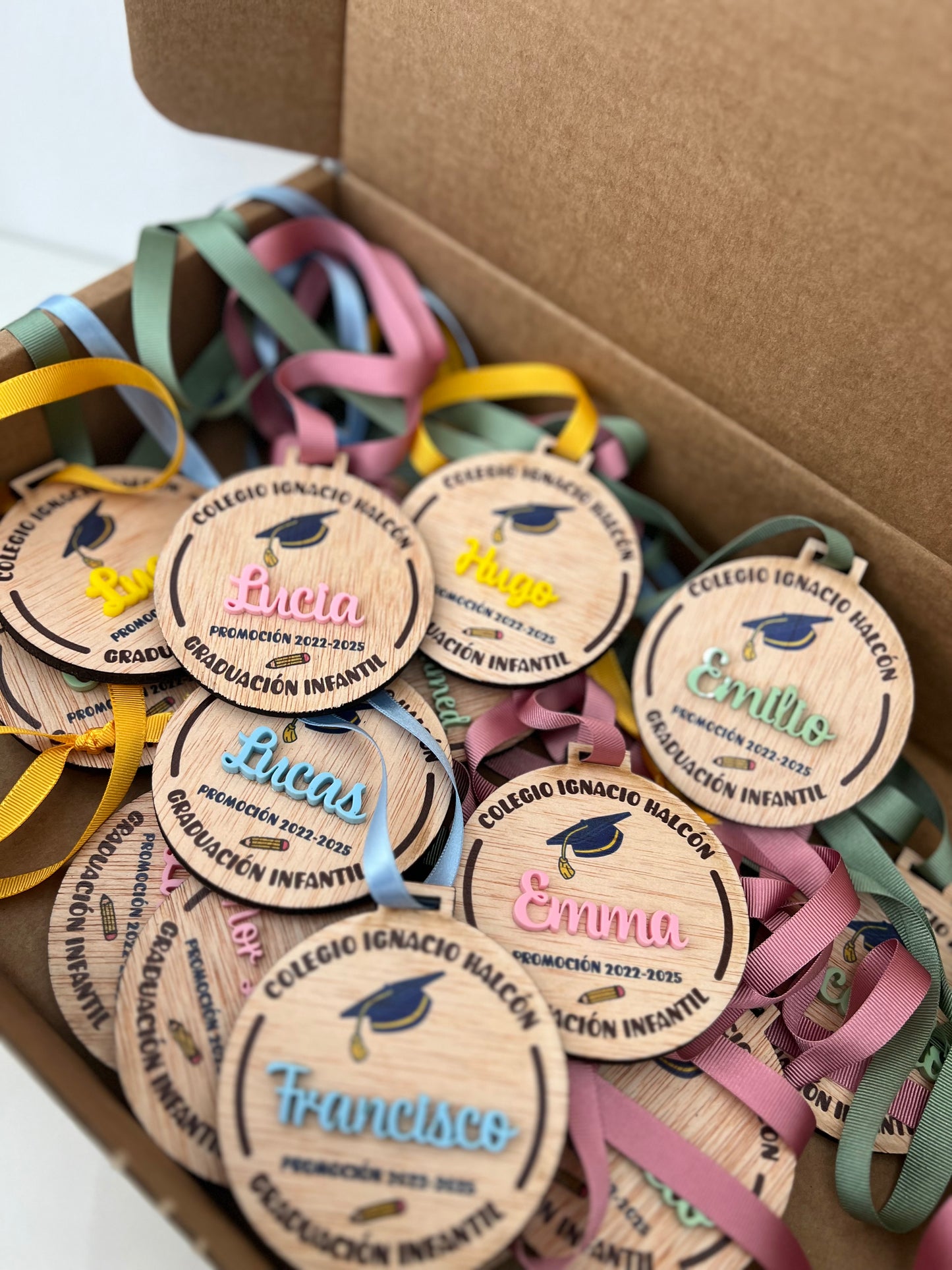 Medallas de graduación infantiles