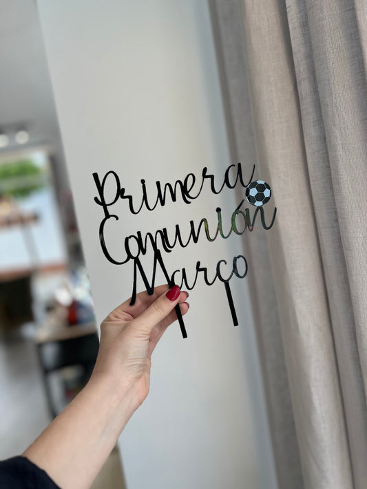 Topper para tartas de comunión