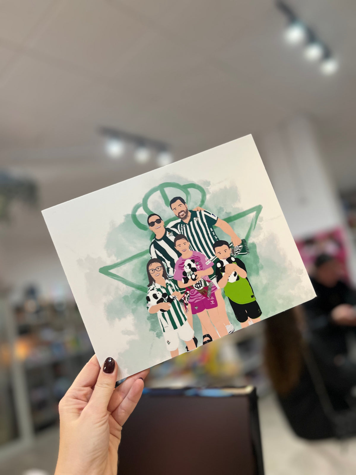 Ilustración impresa en PVC