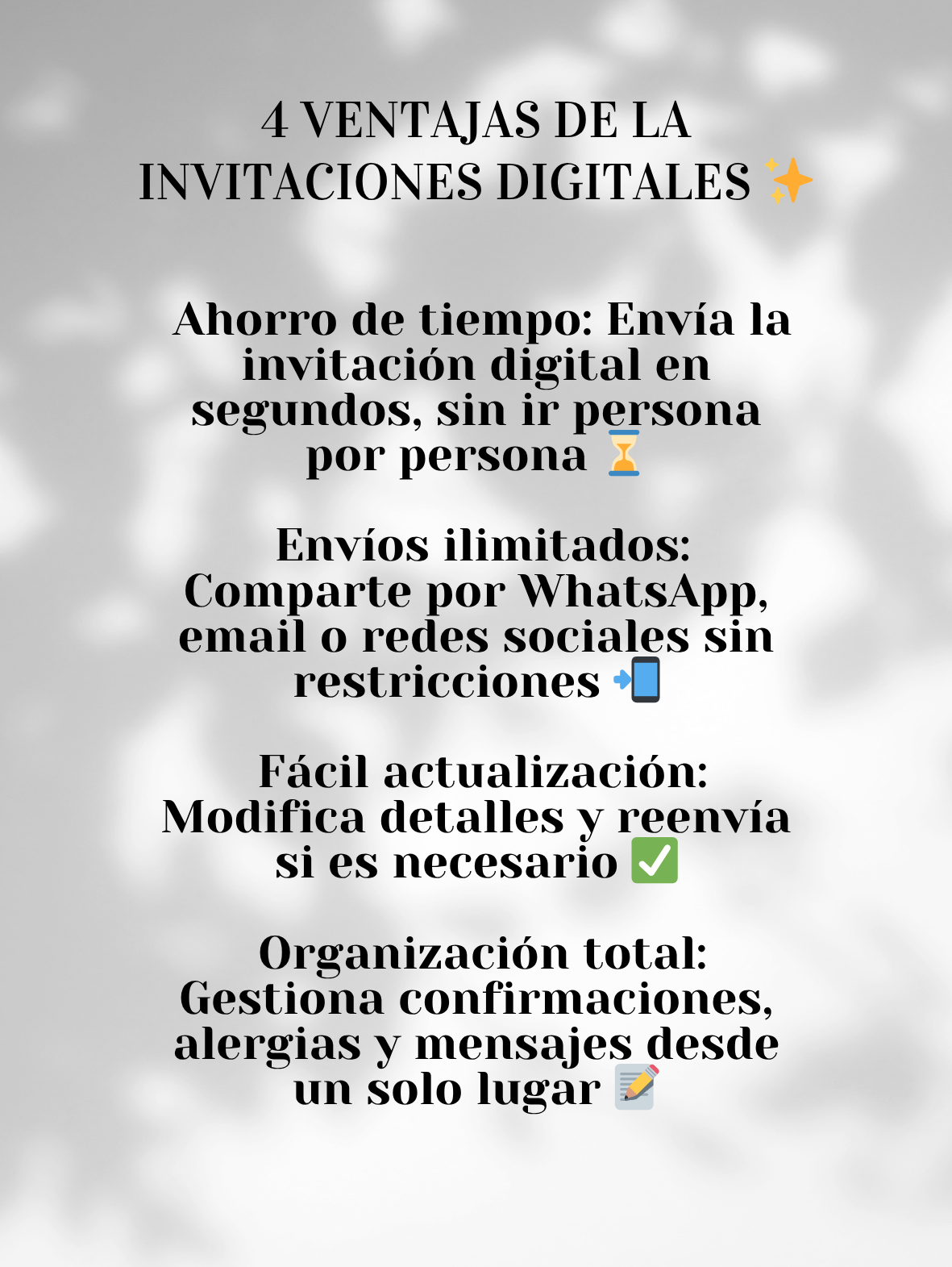 Invitación digital Bodas