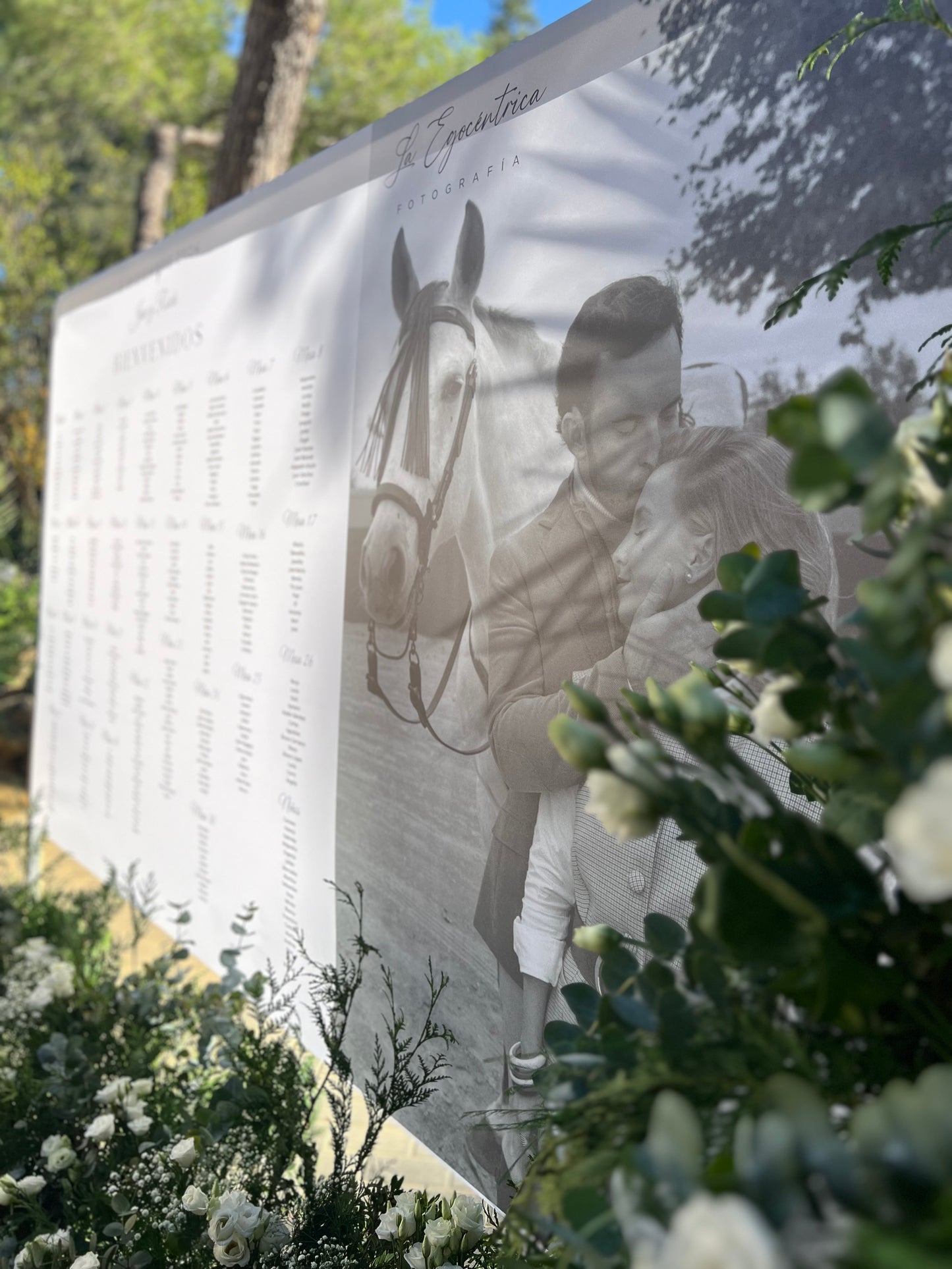 Seating plan en tela, 3 metros