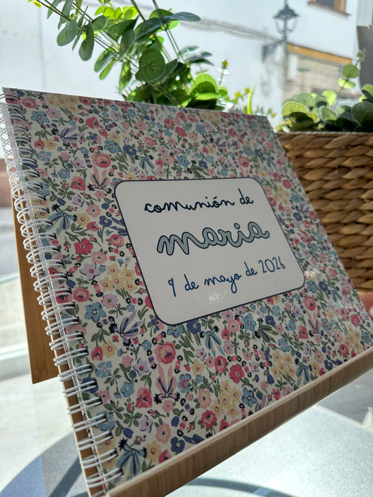 Libro de firmas cuadrado