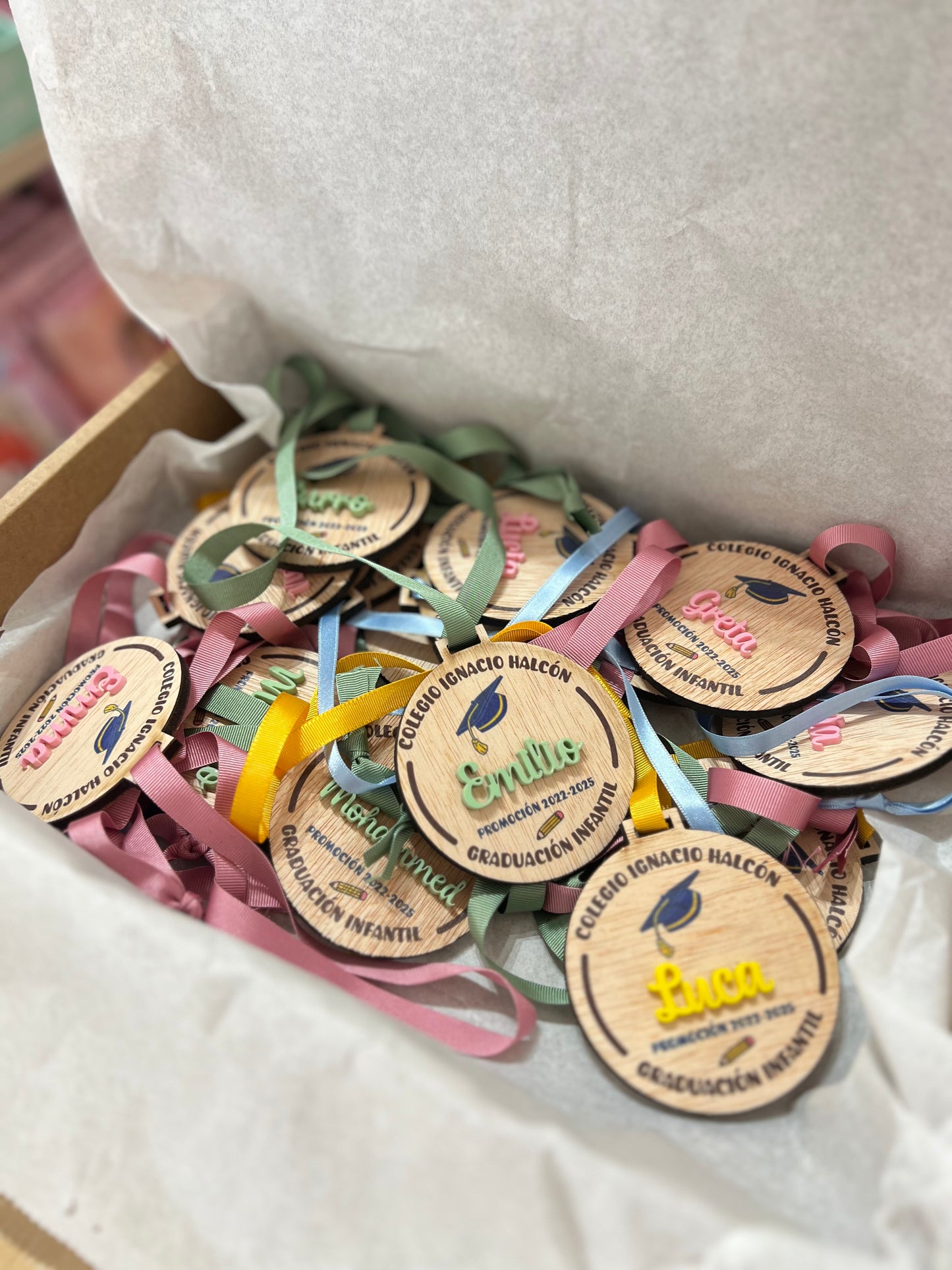 Medallas de graduación infantiles