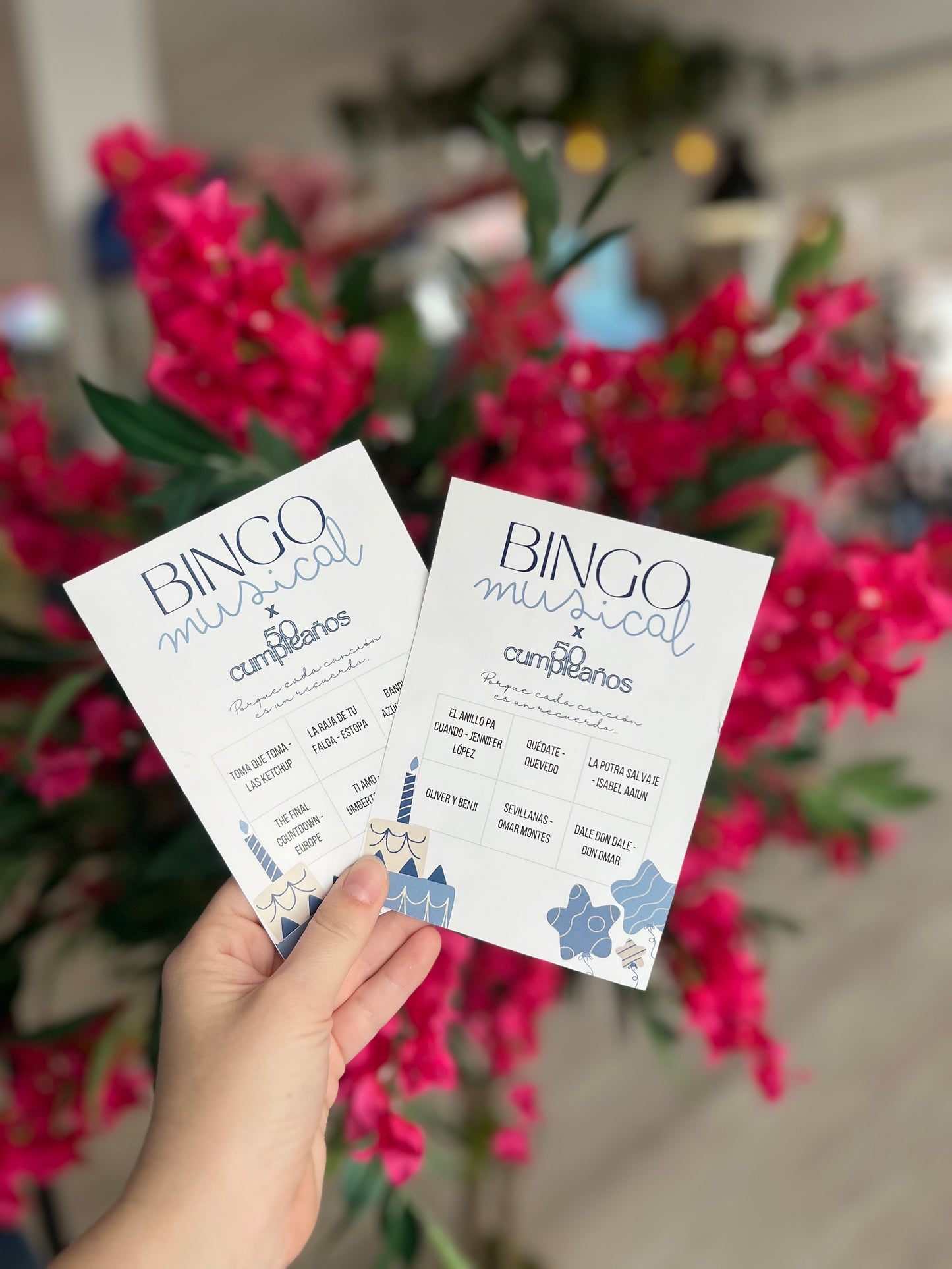 Bingo musical para cumpleaños